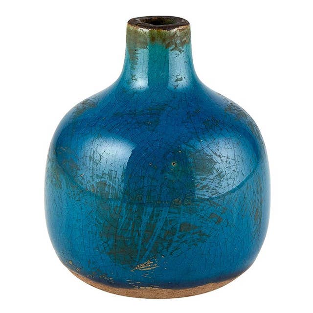 47th & Main - Mini Vase - Ocean Blue