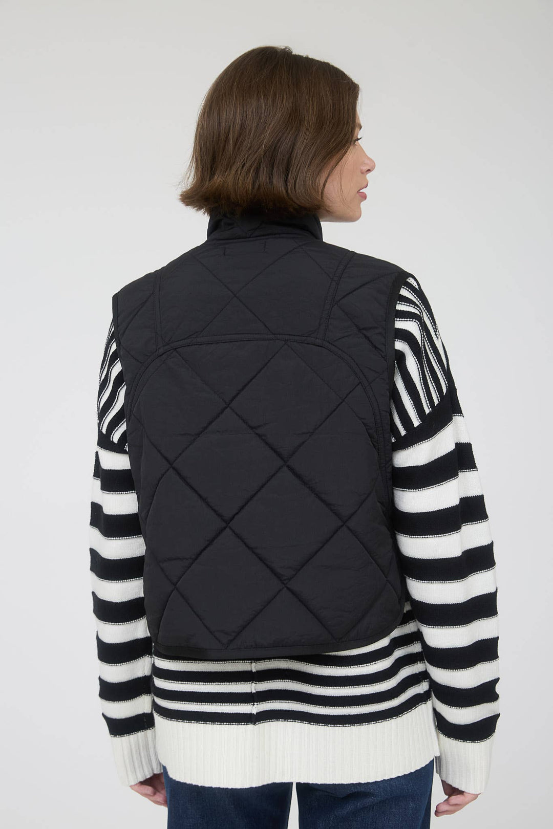 Quilted Puffer Vest black 2