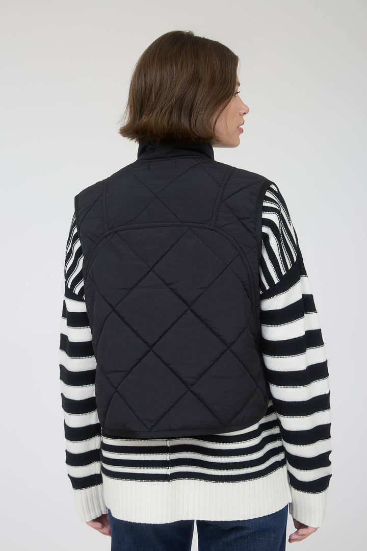 Quilted Puffer Vest black 2