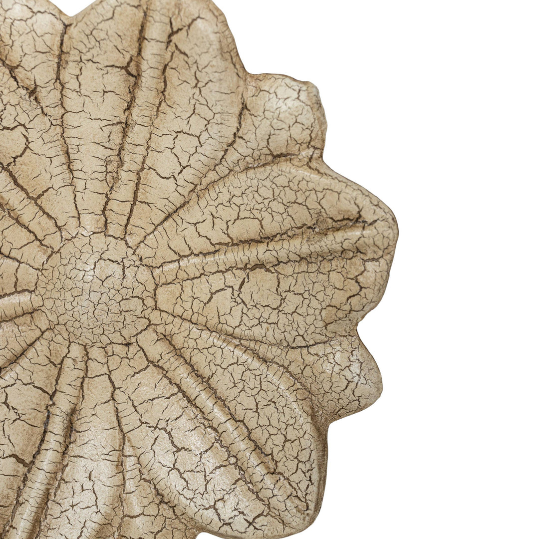 Emerson Flower Jewelry Trinket Tray White Paper Mache