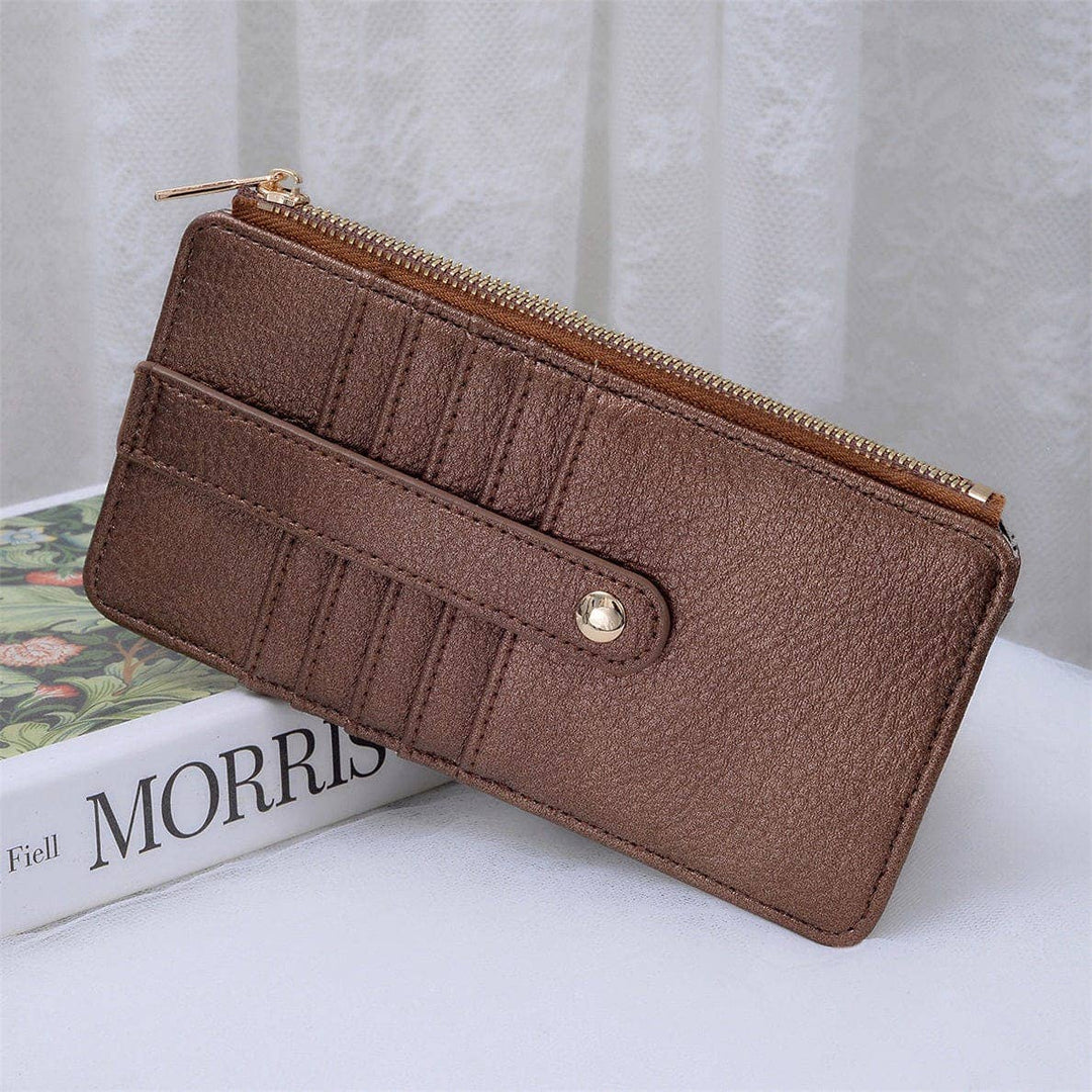 MiMi Wholesale - Saige Slim Cardholder Wallet Bronze