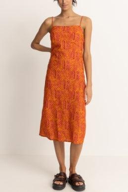 Adia Paisley Bias Cut Midi Dress - Shop Emma's 