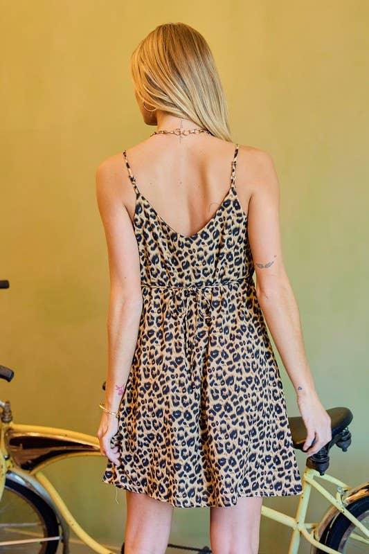 Animal Printed Slip Dress - Shop Emma's 