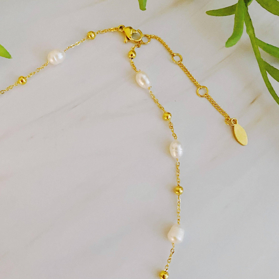 Ashley Freshwater pearl Necklace - Shop Emma's 