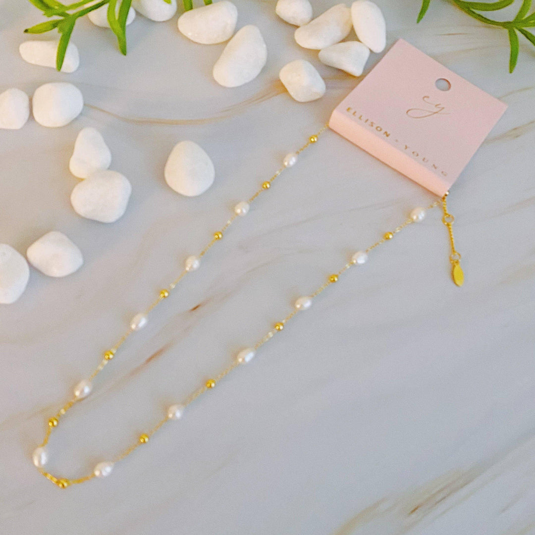 Ashley Freshwater pearl Necklace - Shop Emma's 