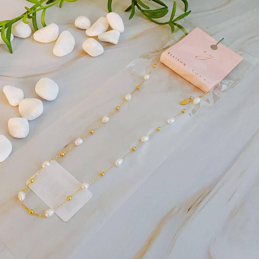 Ashley Freshwater pearl Necklace - Shop Emma's 