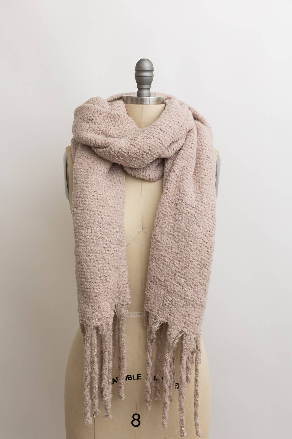 Knit Scarf With Tassels