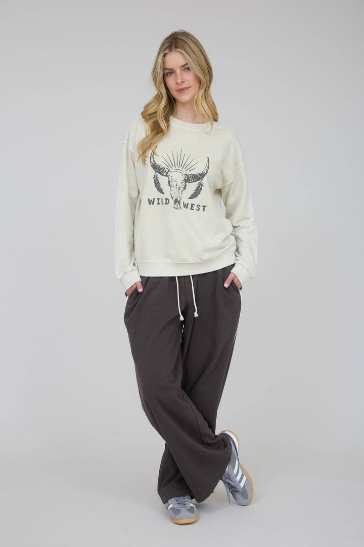 Wild West Graphic Top Oatmeal 3