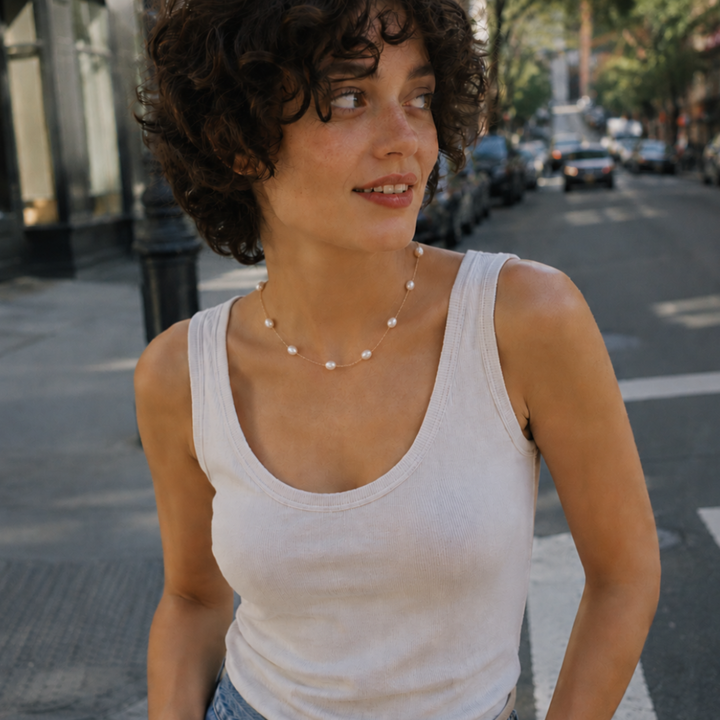 Esther Freshwater Pearl Necklace