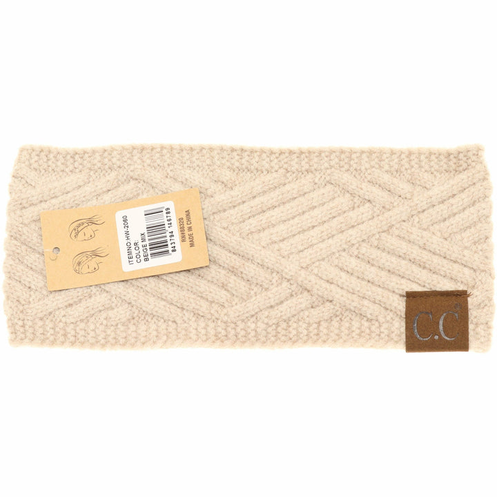 C.C Beanie Diagonal Criss-Cross Headband