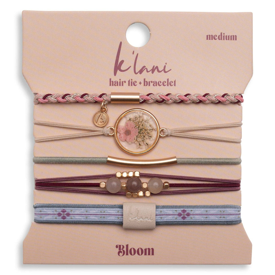 K'lani hair tie bracelets - "Bloom" Hair Tie Bracelets