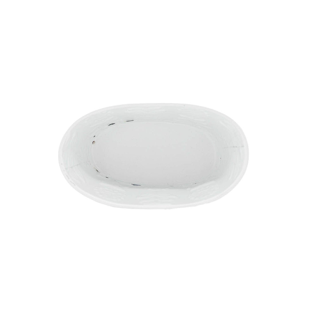 Foreside Home &amp; Garden - Claire Floral Bathtub Soap Dish Blue