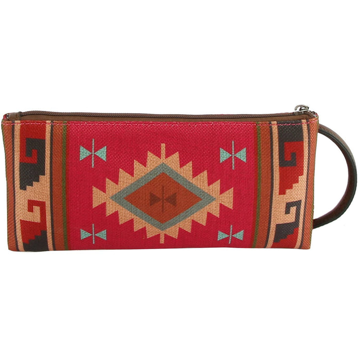Handbag Factory Corp Aztec Clutch fushia 1