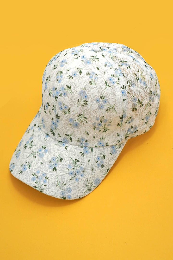 JOSSLYN by wall to wall - Floral Casual Baseball Cap