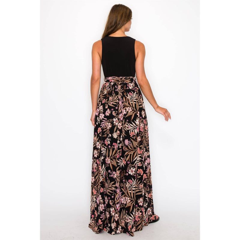 Chiffon Sleeveless Maxi Dress - Shop Emma's 