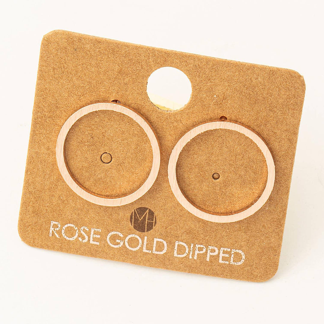 Circular Cut Out Stud Earrings - Shop Emma's 