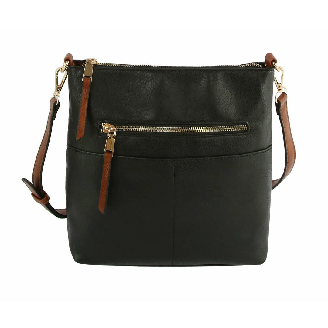 Classic Front Pocket Crossbody Sling Purse - Shop Emma's 