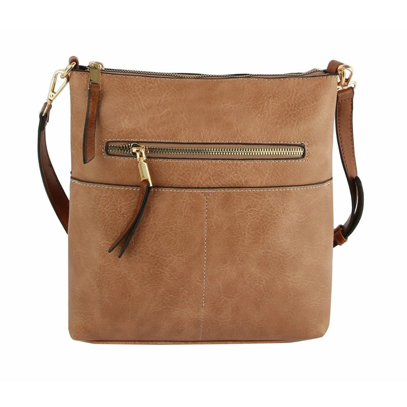 Classic Front Pocket Crossbody Sling Purse - Shop Emma's 