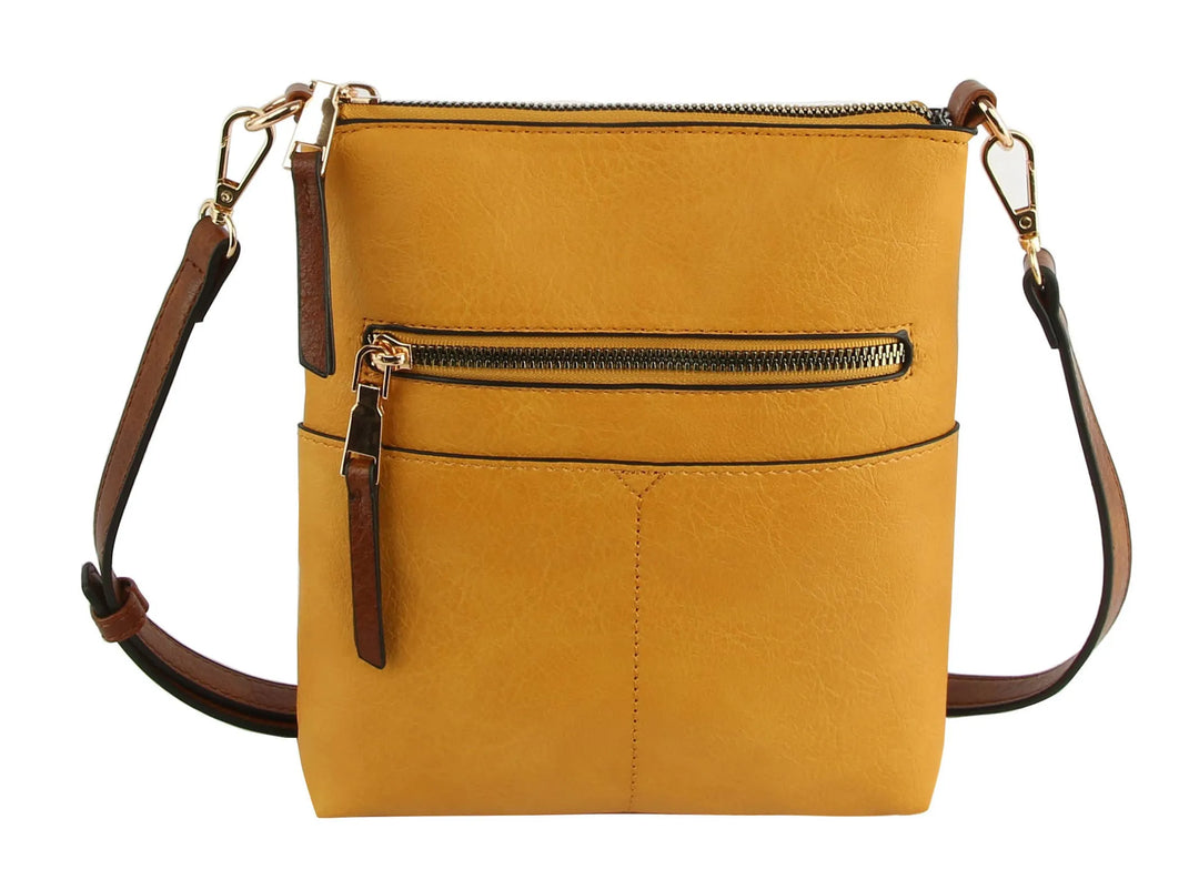 Classic Front Pocket Crossbody Sling Purse - Shop Emma's 