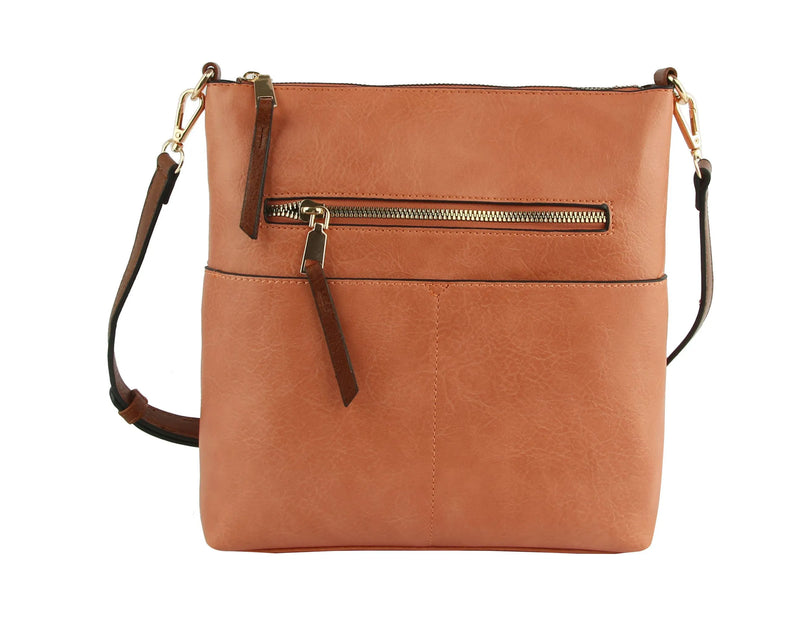 Classic Front Pocket Crossbody Sling Purse - Shop Emma's 