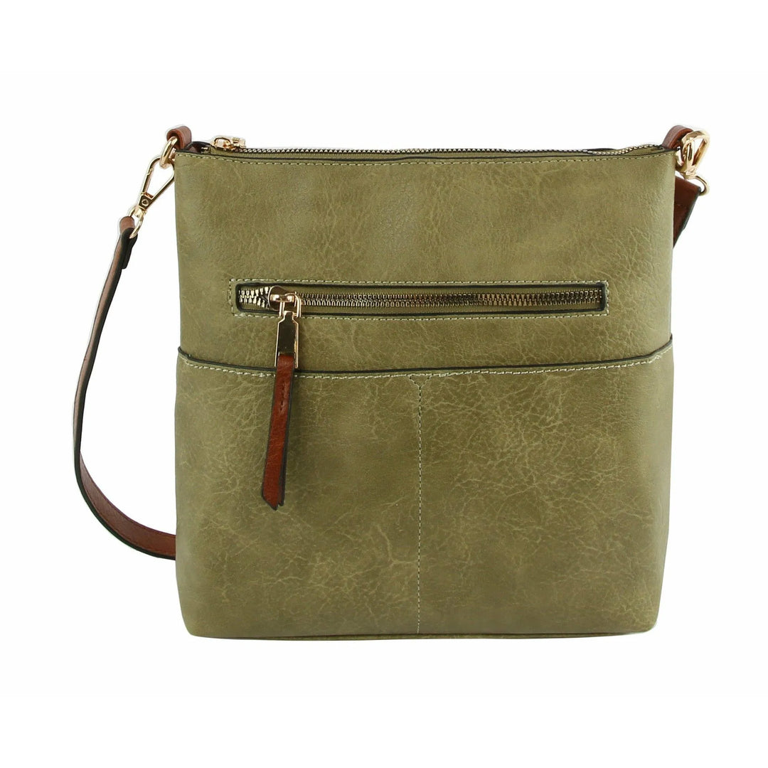 Classic Front Pocket Crossbody Sling Purse - Shop Emma's 