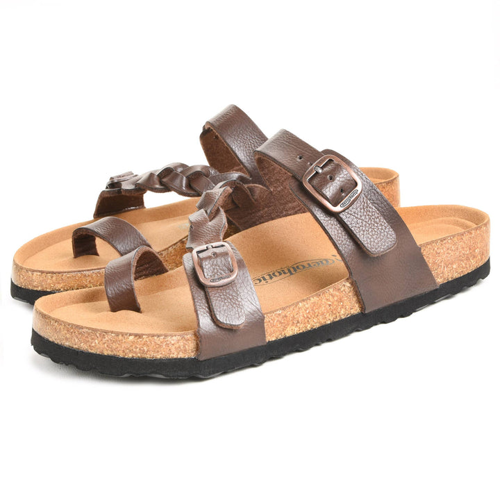 Aerothotic - Seraph Slide Sandals - Brown 3