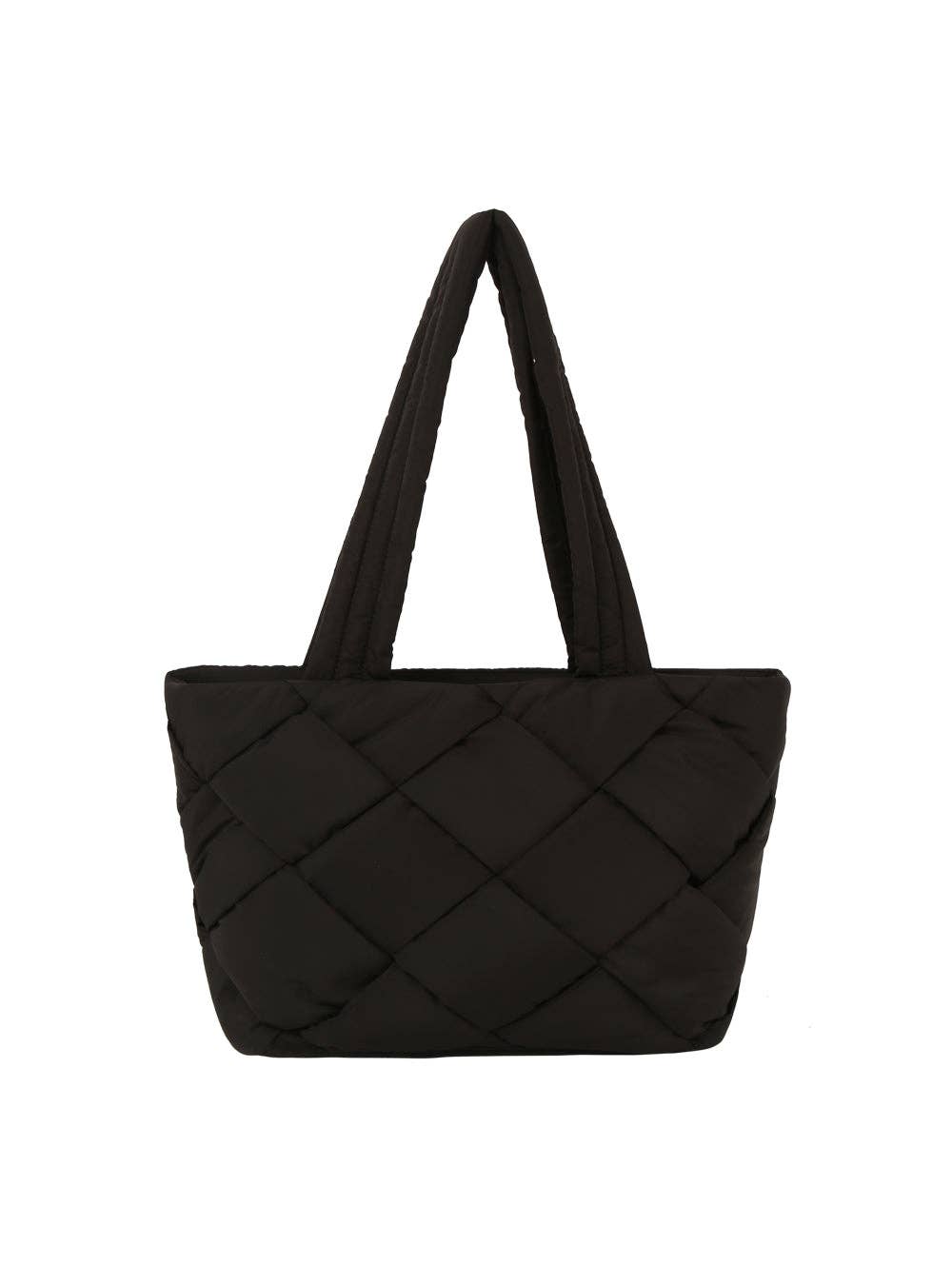 Daily Woven Design Tote black
