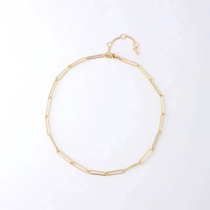 Ellison+Young - Perfect Clip Link Chain Necklace gold 2