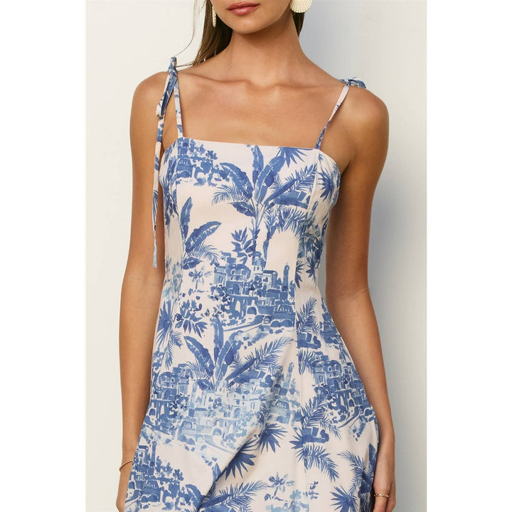 Dress Forum Laguna Palm Midi Dress Vieste Blue 6