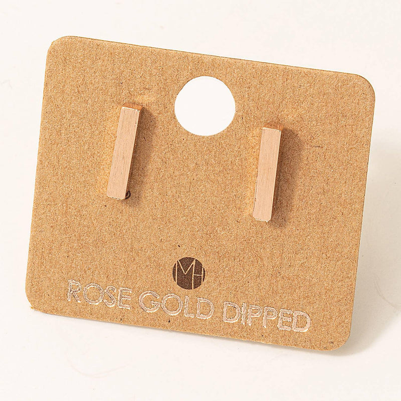 Dainty Mini Bar Stud Earrings - Shop Emma's 