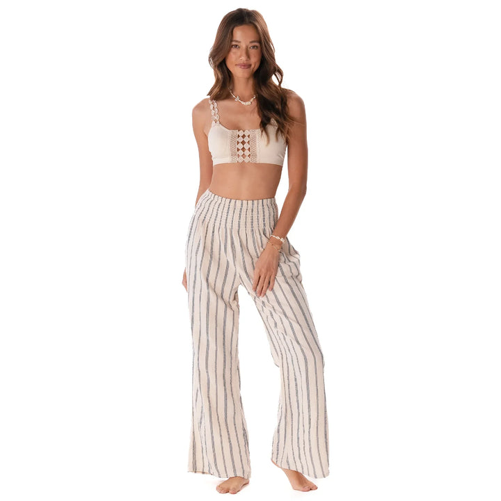 Lotus and Luna - Sailor Stripe Wide Leg Pants 6