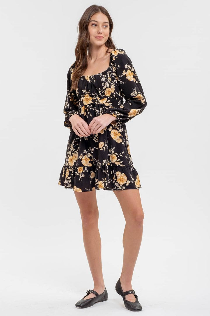 Blu Pepper Floral Mini Dress