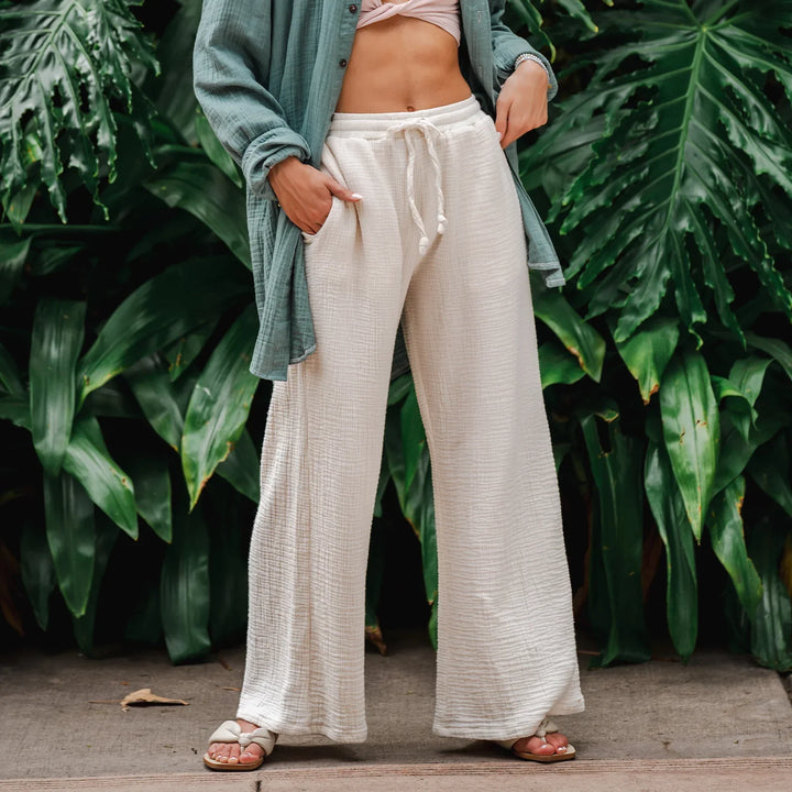 Lotus and Luna Cream Cabana Pants 6