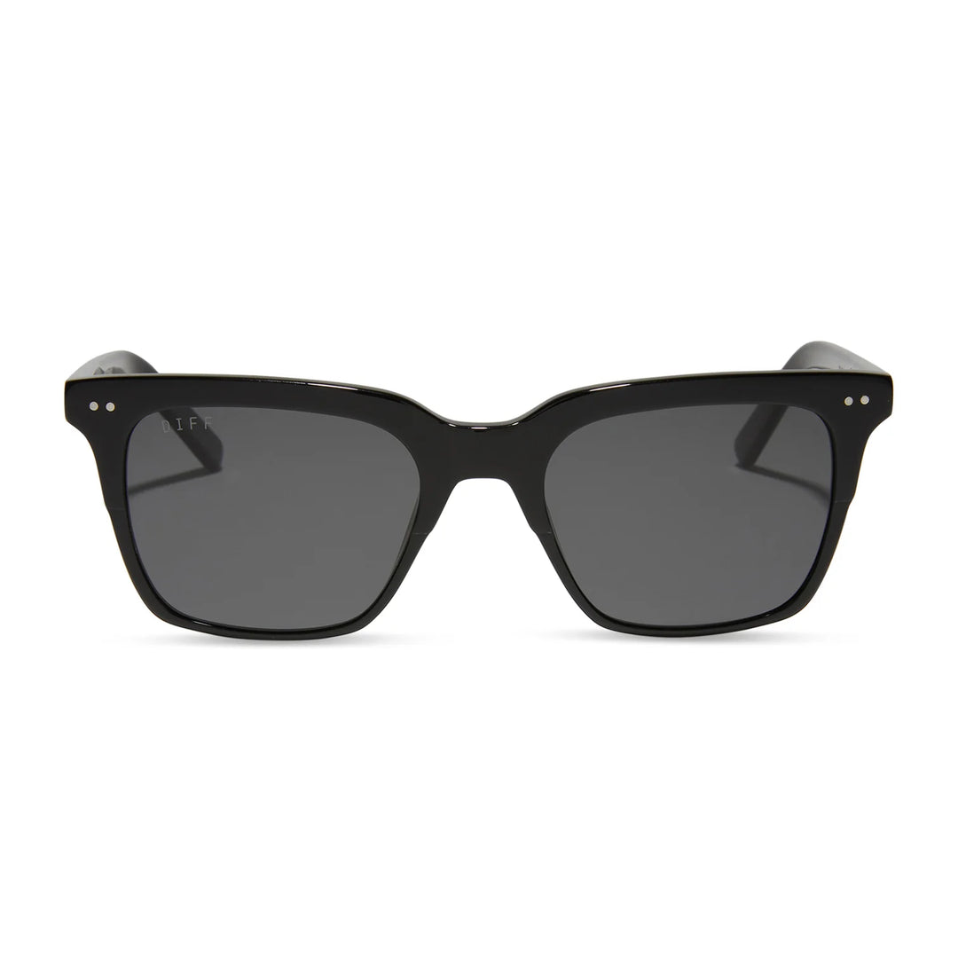 DIFF Eyewear Billie Black Grey Polarized Sunglasses
