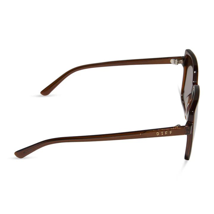 DIFF Esme Whiskey Brown Gradient Polarized Sunglasses