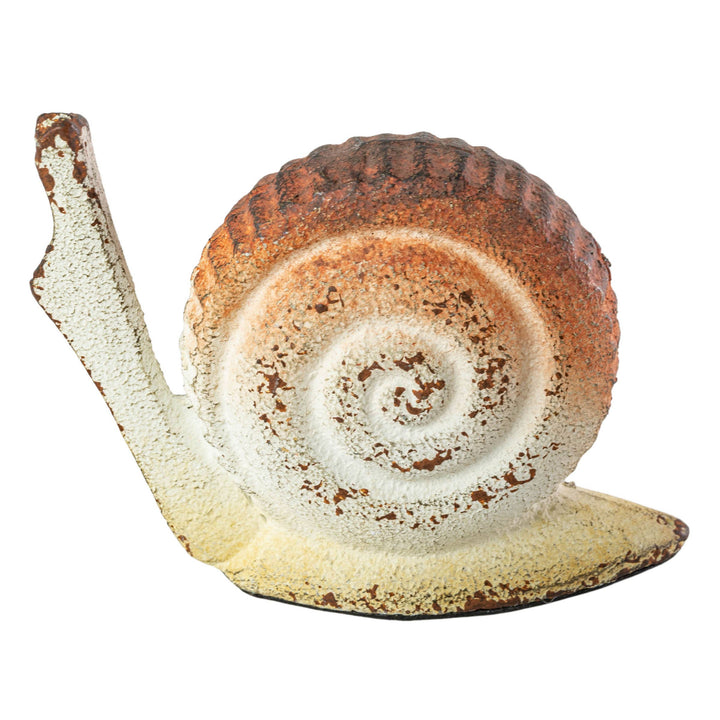 Abraham Snail Figure Cast Iron 1
