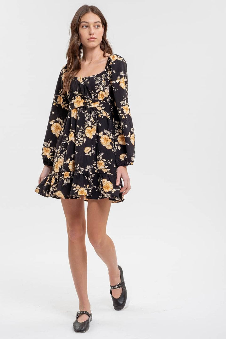 Blu Pepper Floral Mini Dress