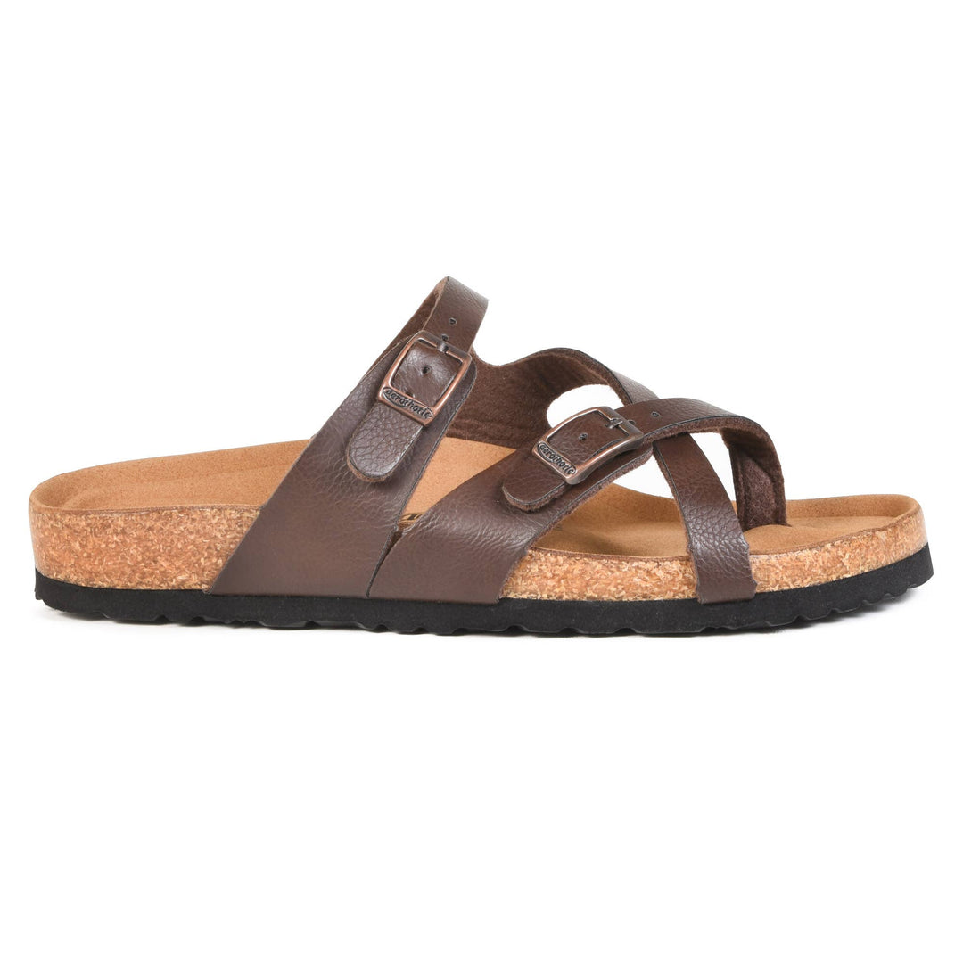 Aerothotic - Celestis Strappy Sandals - Wine-Red