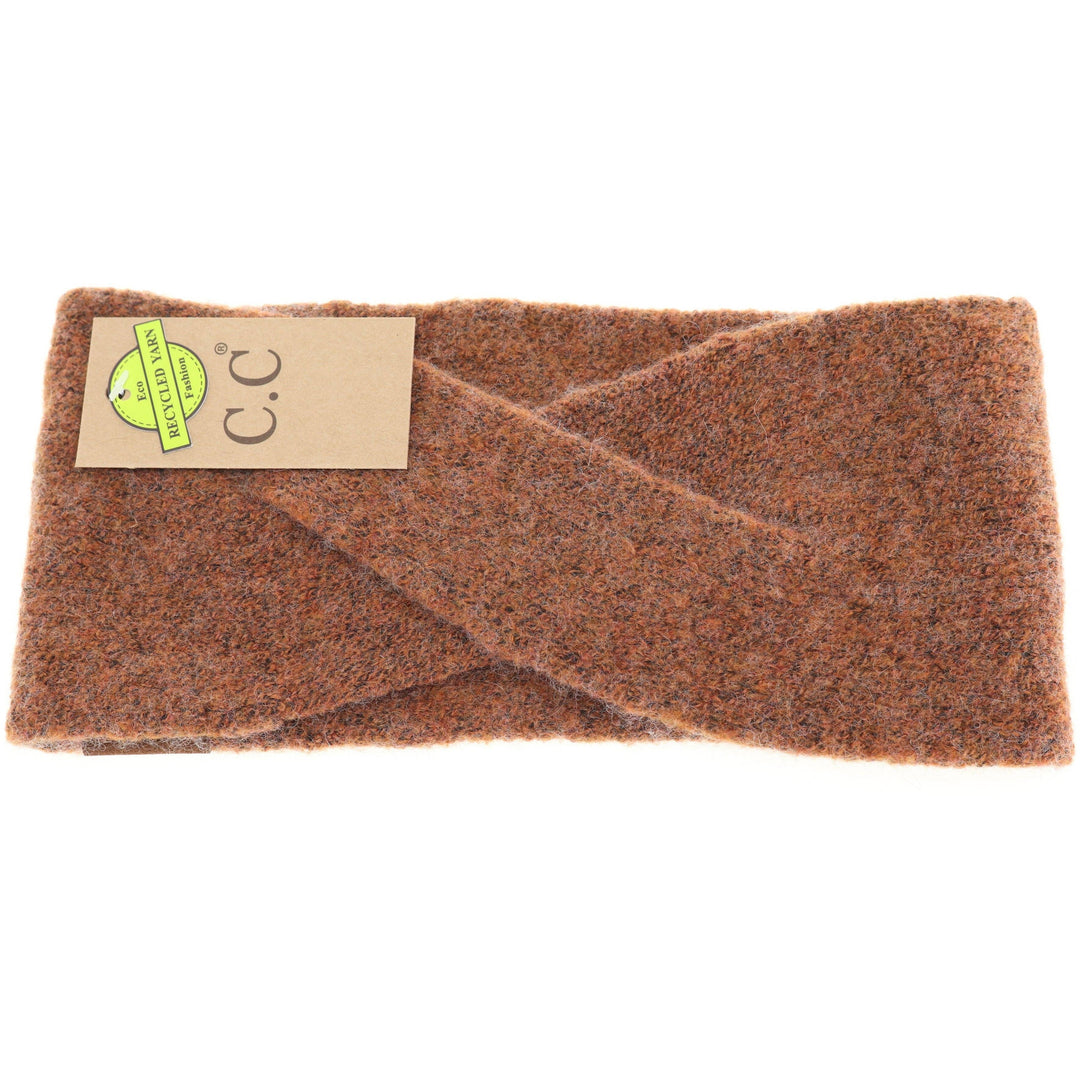 Soft Crossed C.C Eco-Friendly Headband Clay