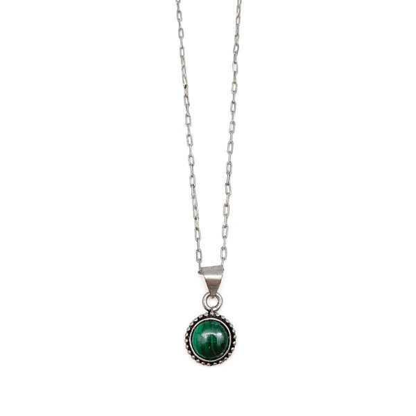Kashi Stone Necklace - Malachite