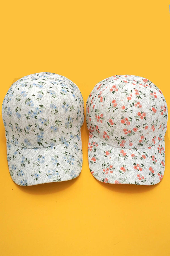 JOSSLYN by wall to wall - Floral Casual Baseball Cap