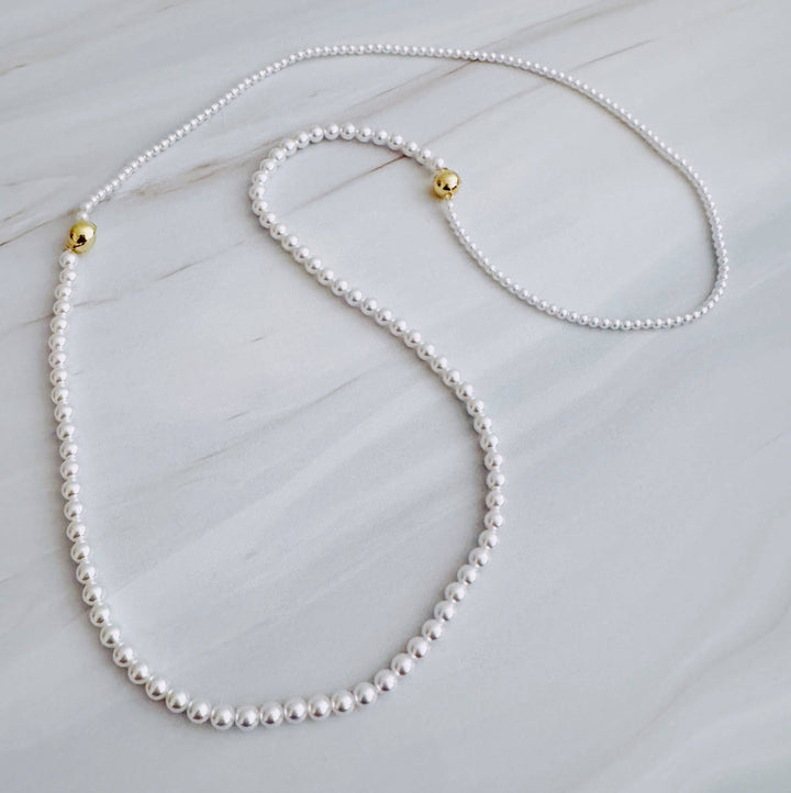 Ellison+Young - Endless Style Magnetic Pearl Necklace Duo magnetic

