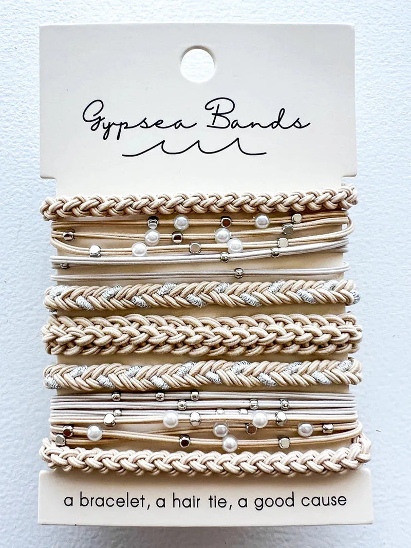 Gypsea Bands Latte Hairtie Bracelet