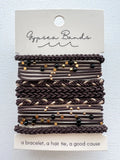 Gypsea Bands Mocha Hairtie Bracelet