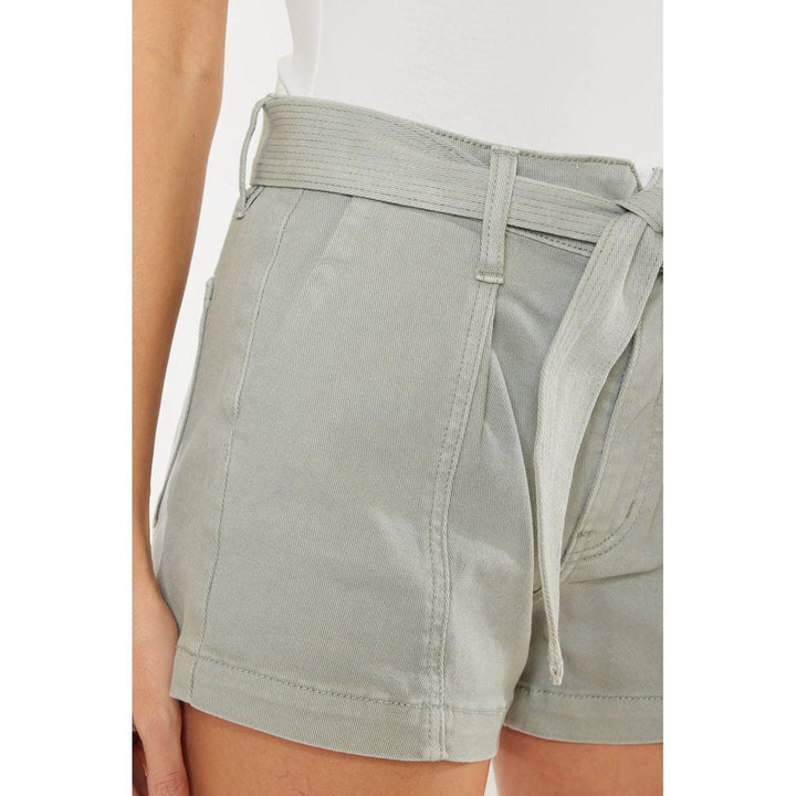 High Rise Belt Shorts - Shop Emma's 