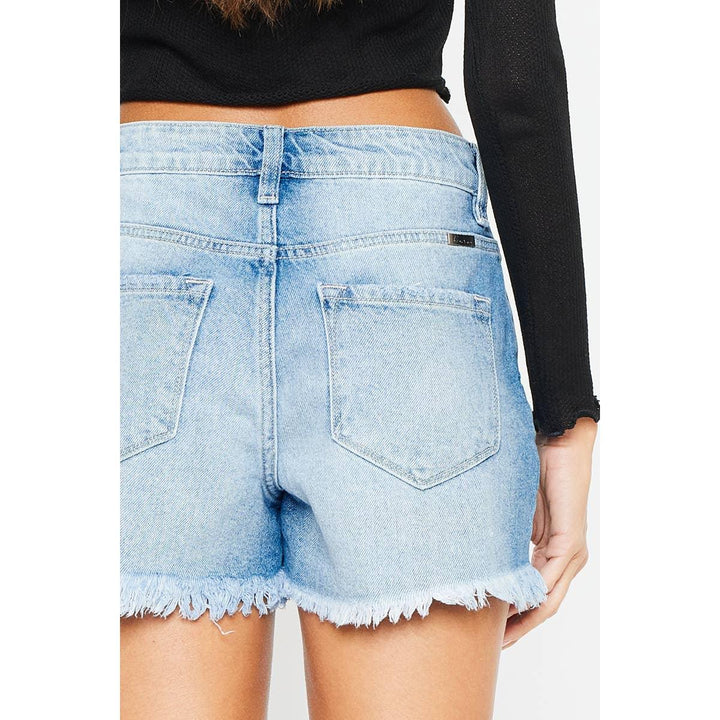 High Rise Denim Shorts - Shop Emma's 