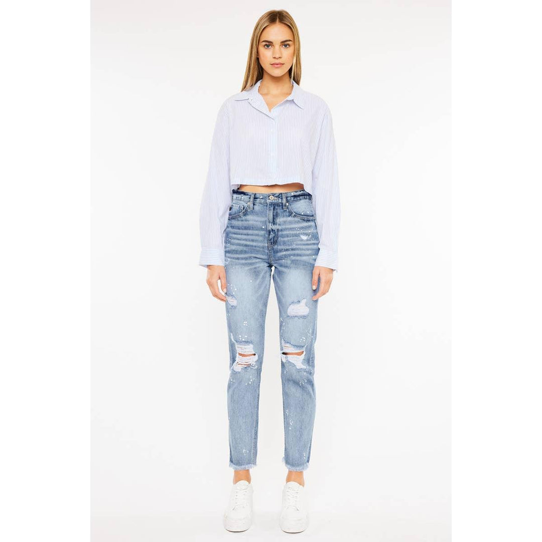 High Rise Slim Jeans - Emma's Boutique