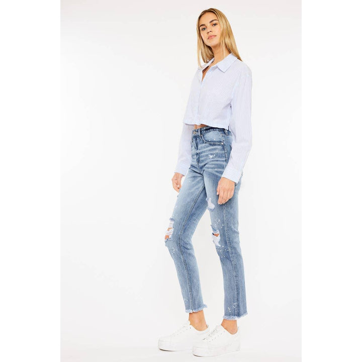 High Rise Slim Jeans - Emma's Boutique