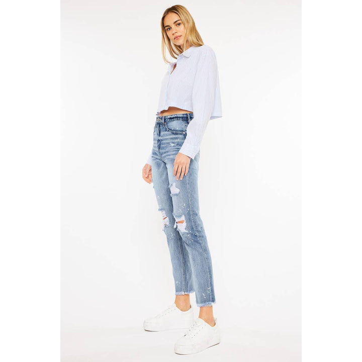 High Rise Slim Jeans - Emma's Boutique