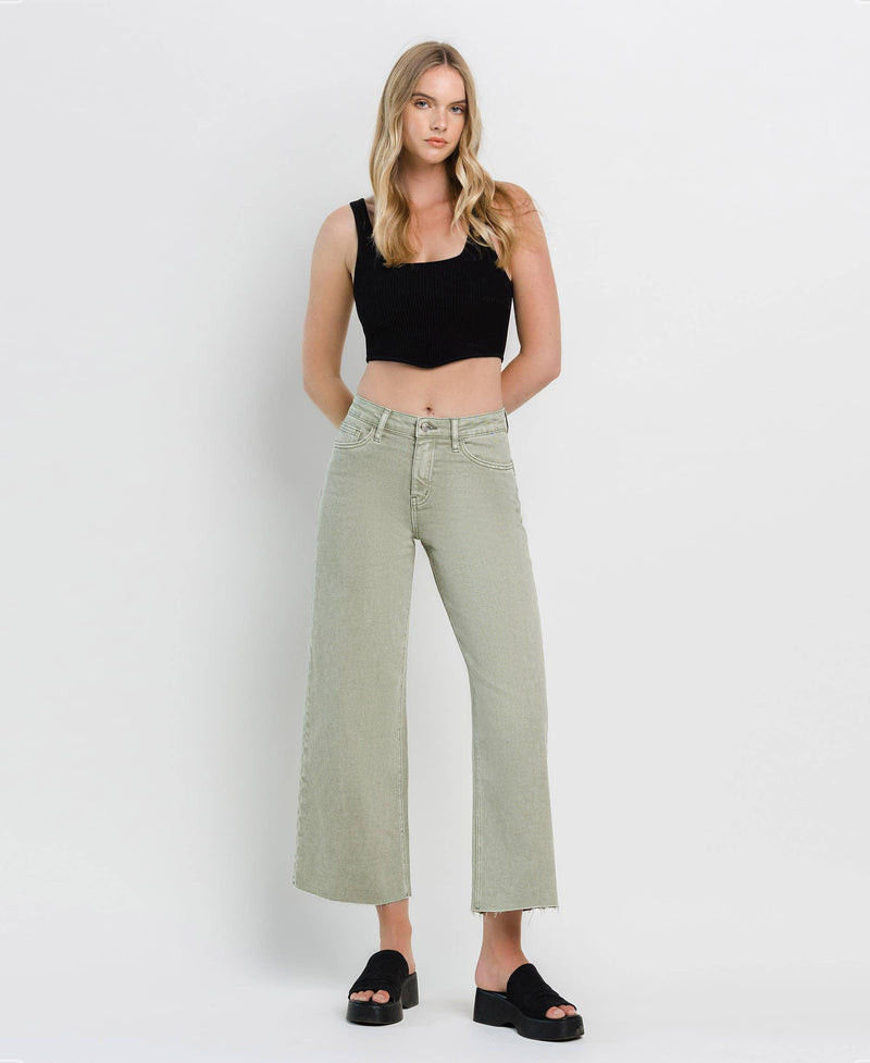 High Rise Wide Leg Jeans - Shop Emma's 